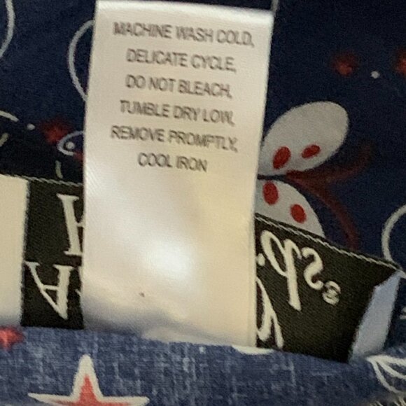 Anthony Richards Butterfly Star Sleeveless Muumuu House Dress Sz L #207J - Picture 7 of 7